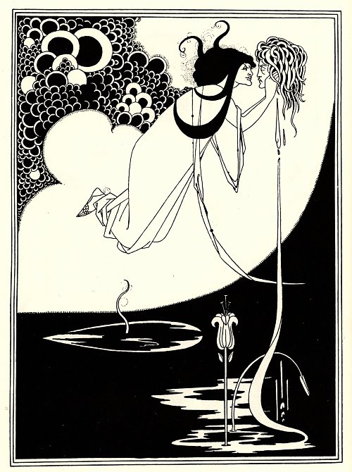 Aubrey Beardsley The Climax  Wandbild